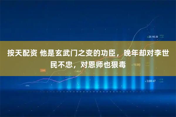 按天配资 他是玄武门之变的功臣，晚年却对李世民不忠，对恩师也狠毒